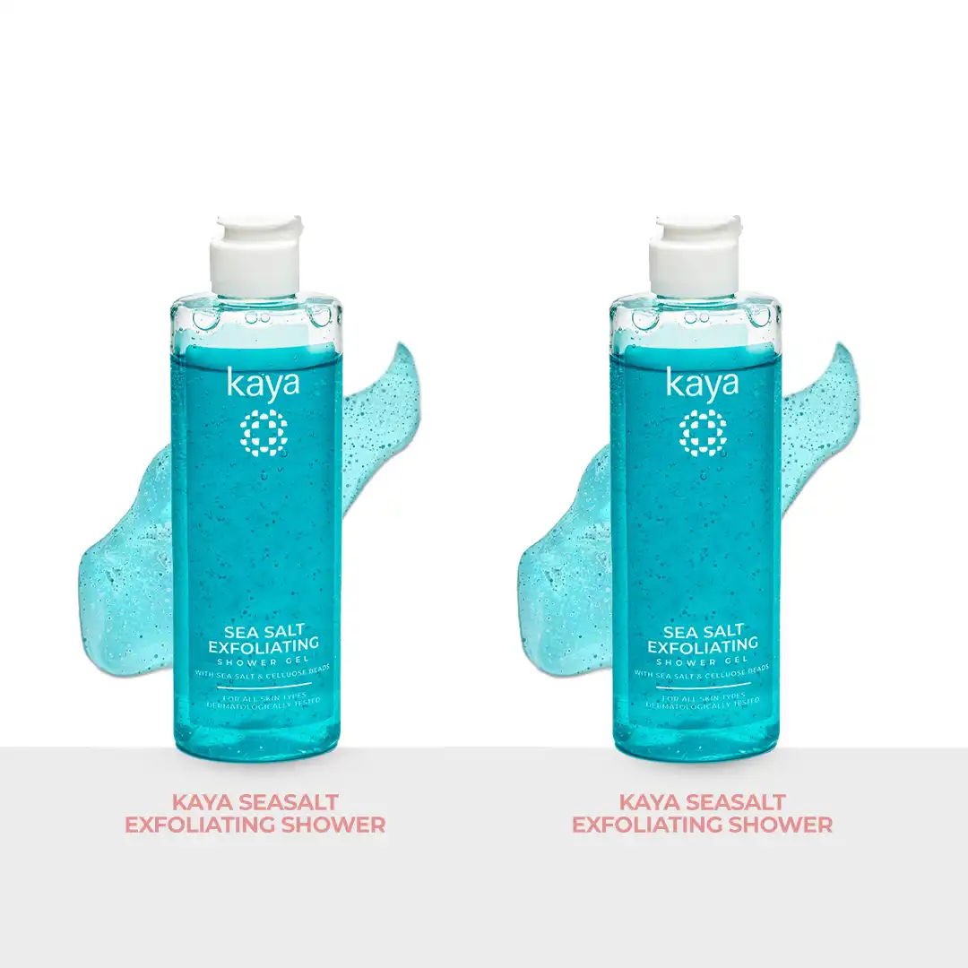 Seasalt Exfoliating Shower Gel | Skin Polishing Body Wash 240ml (Pack of 2)