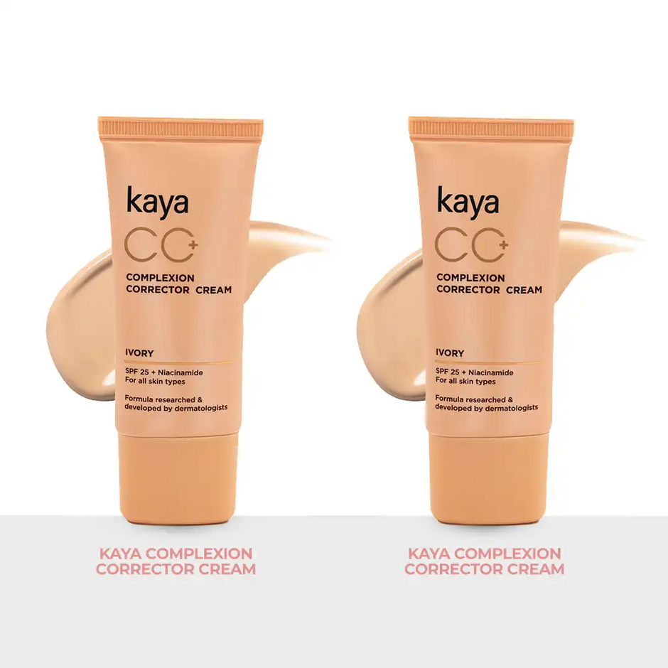 CC Cream SPF 25| Day Moisturizer & Sun Protection for Uneven Skin Tone 30ml(Pack of 2)