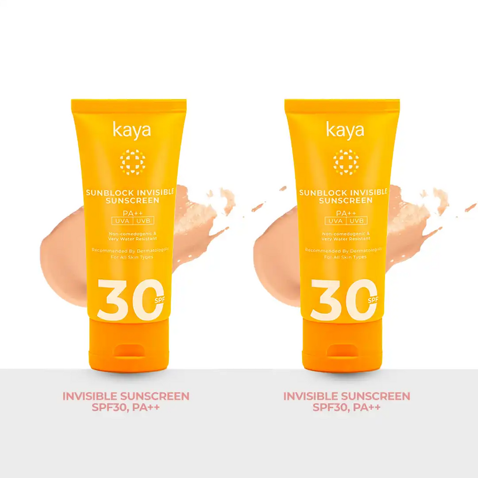 Invisible Sunscreen Gel SPF 30 PA+++ | Sun Protection for Oily Skin 50ml (Pack of 2)