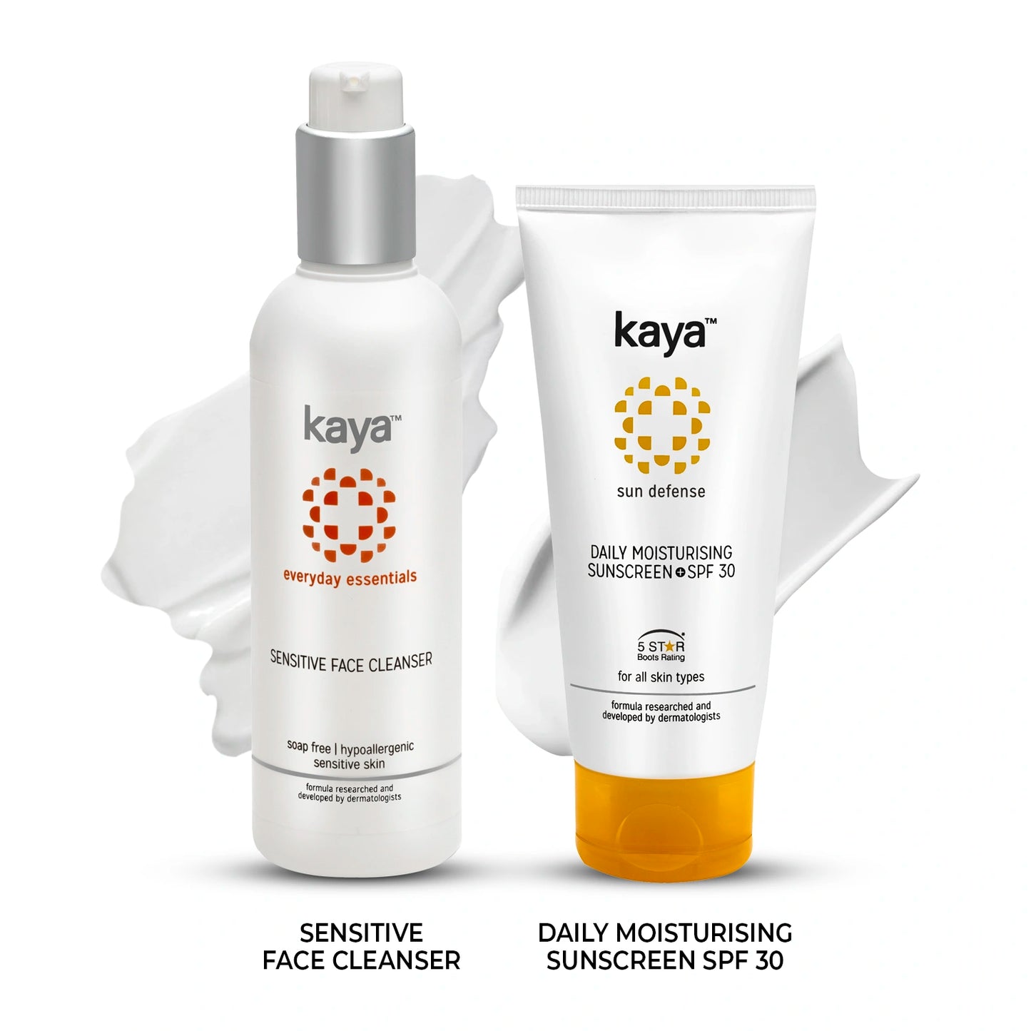 Sensitive Face Cleanser + Daily Moisturizing Sunscreen SPF 30