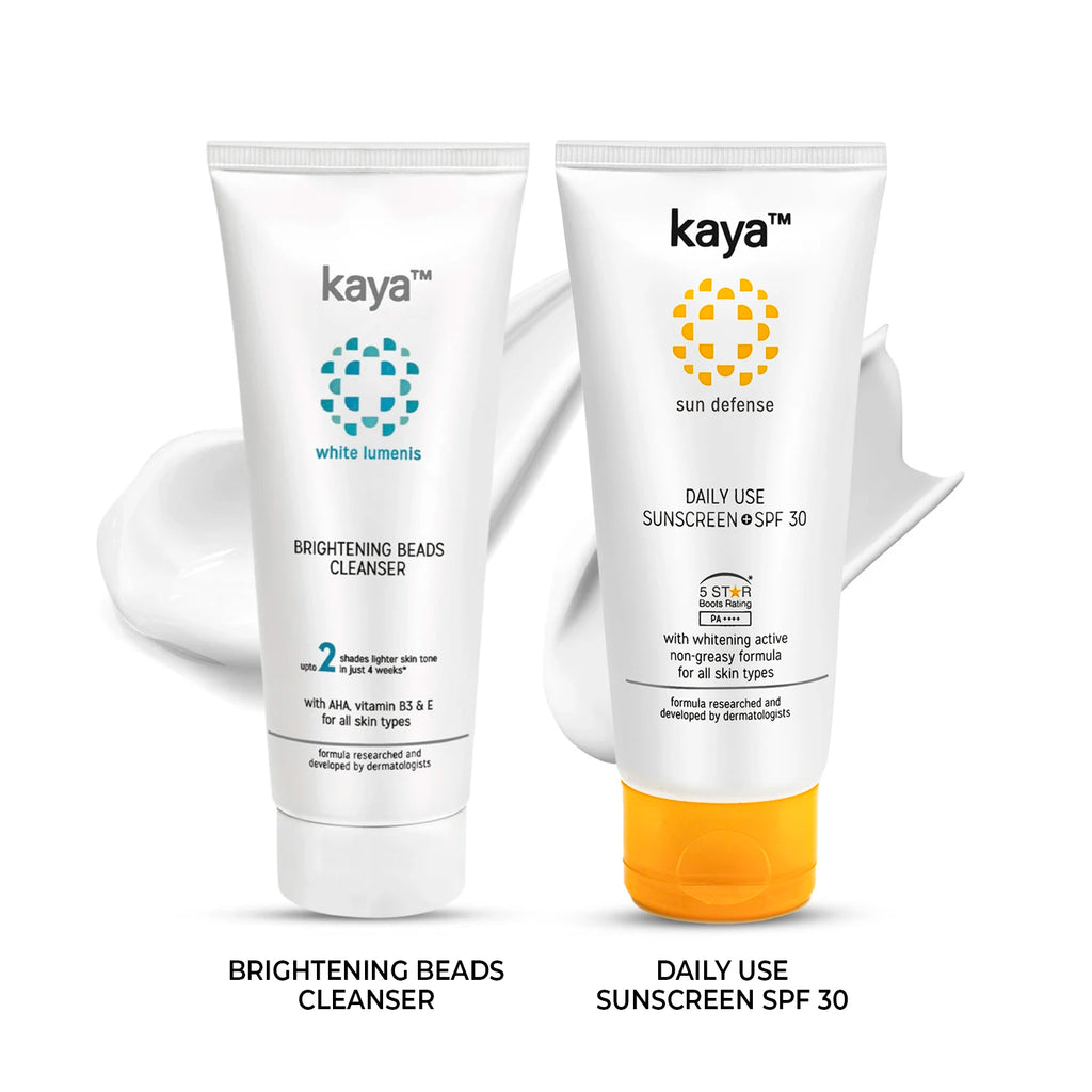 Brightening Beads Cleanser + Daily Use Sunscreen SPF 30