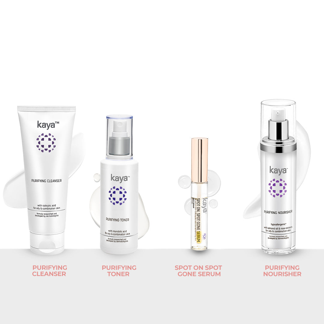Acne Control Combo | Cleanse, Tone, Heal & Hydrate for Clear Skin