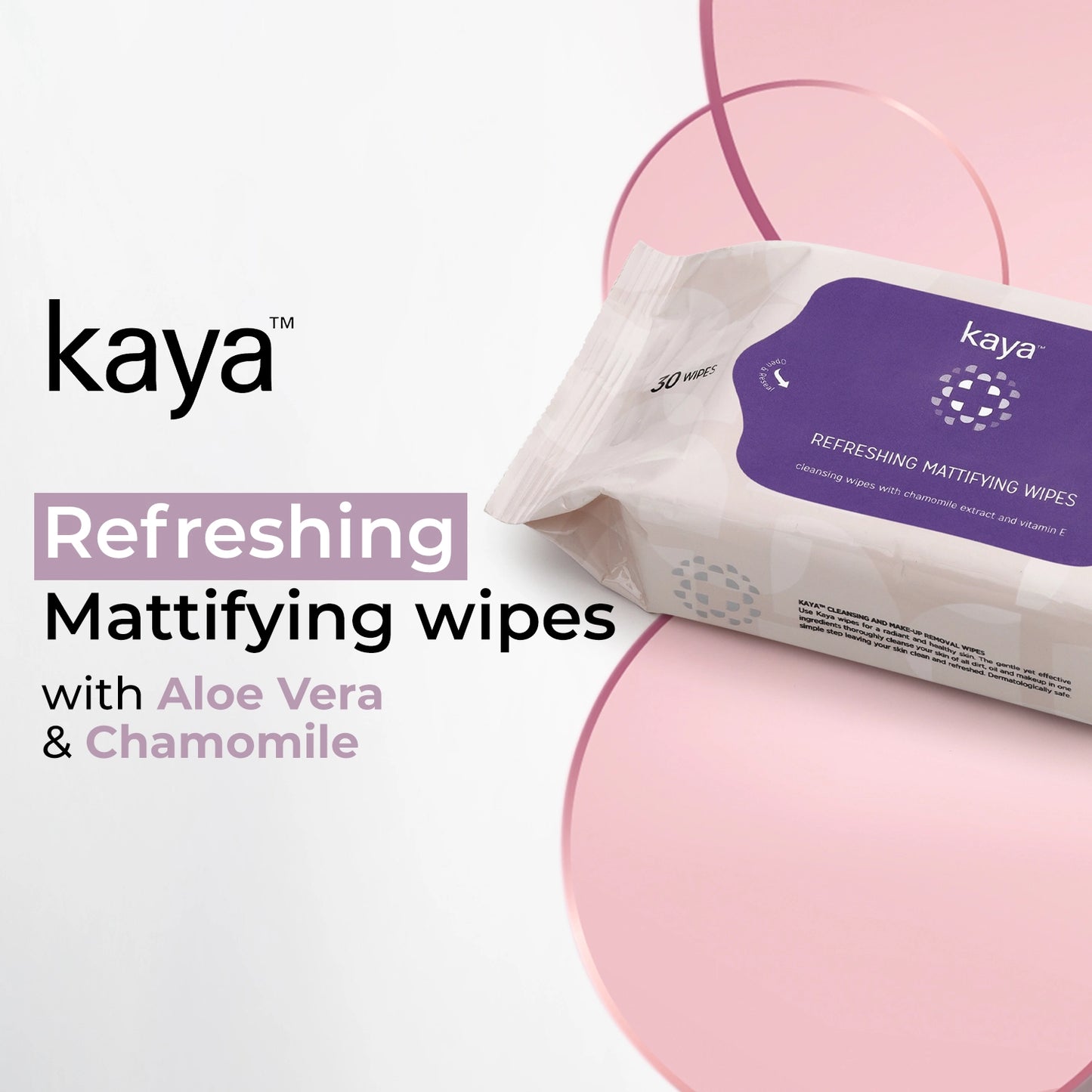 Refreshing Mattifying Wipes | Dirt & Oil Removal Facial Wipes