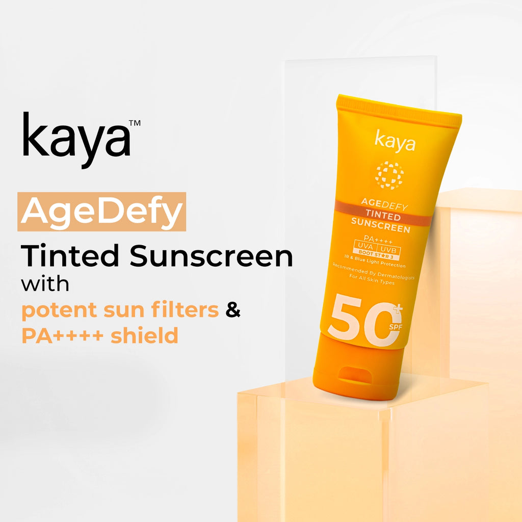 Tinted Sunscreen SPF 50+ PA++++ | Sun Protection for Mature & Dull Skin 50ml (Pack of 2)