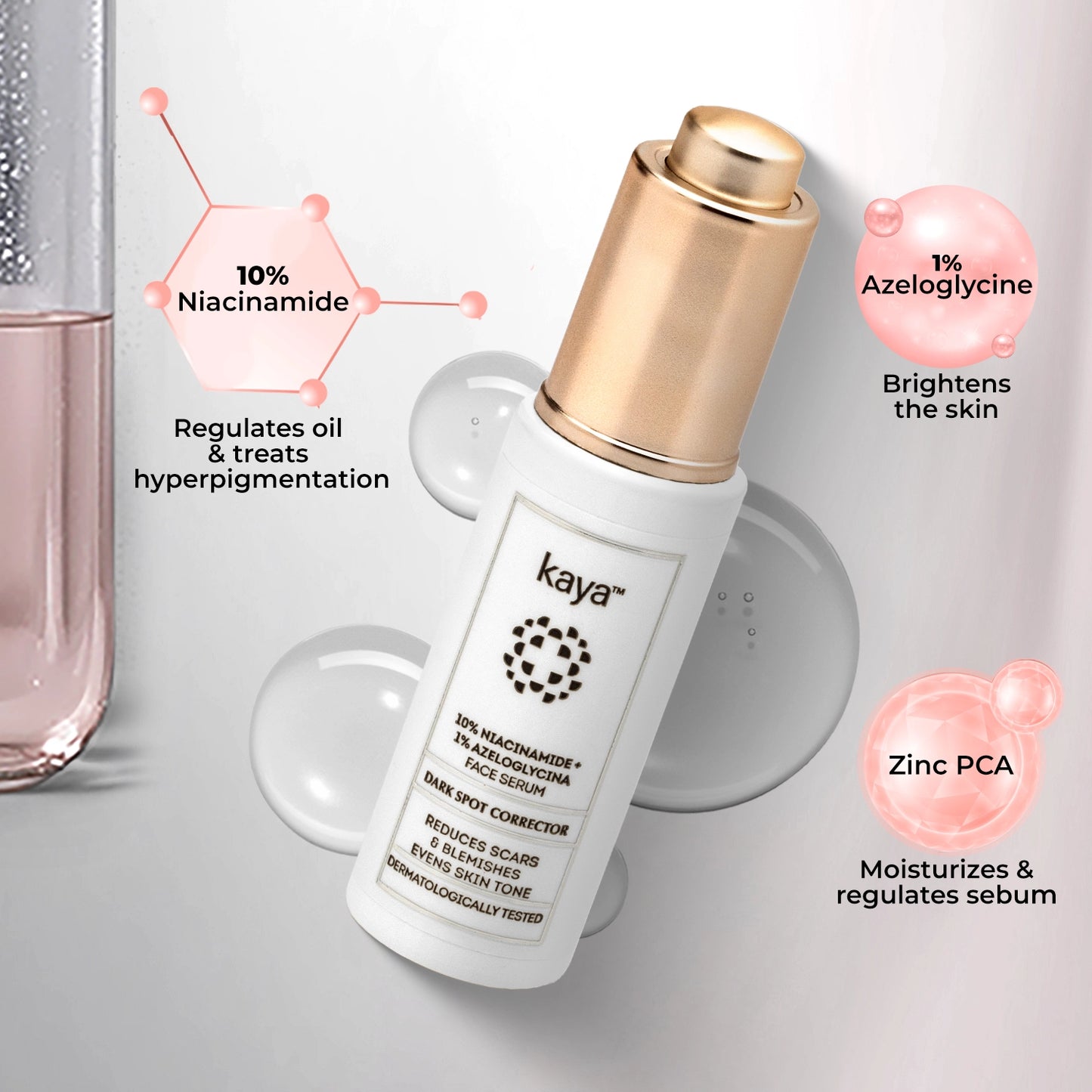 10% Niacinamide + 1% Azeloglycina Face Serum | Acne Care Face Serum (Pack of 2)
