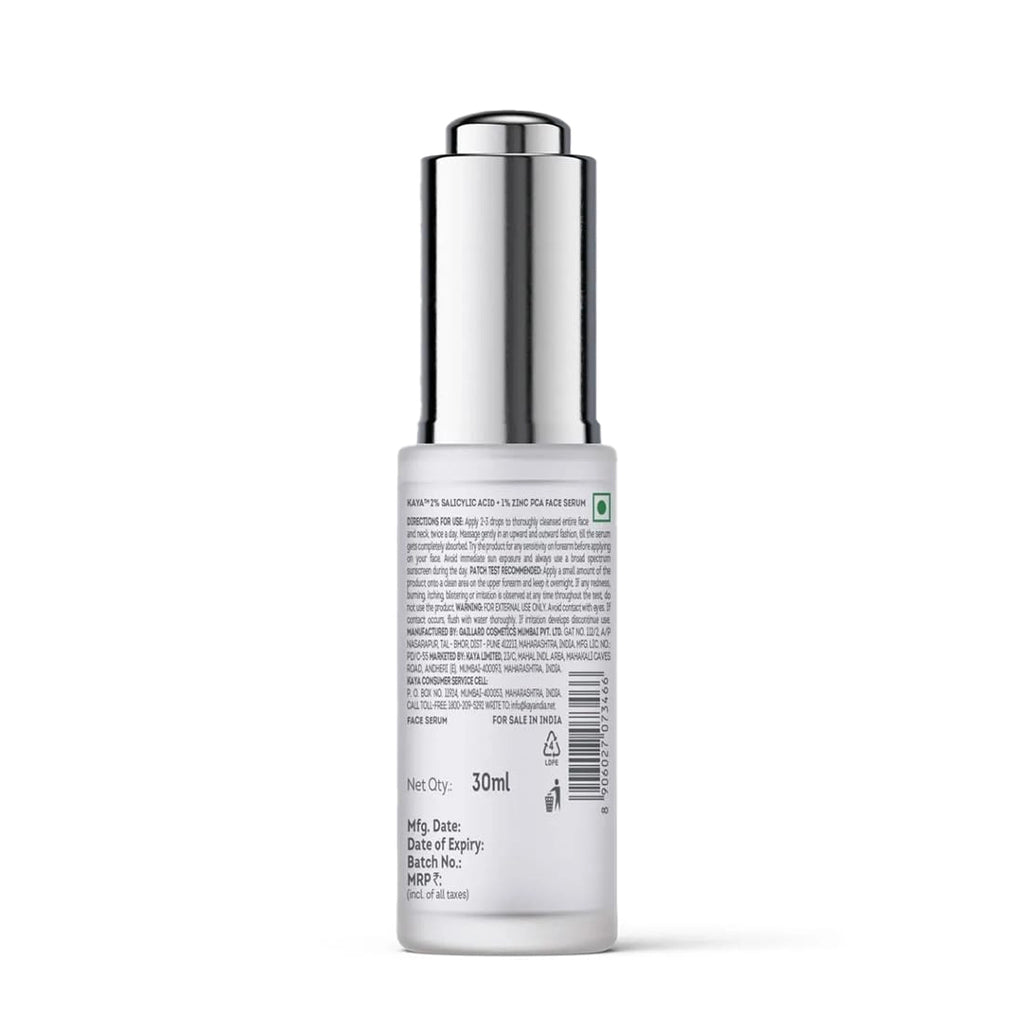 Salicylic Acid Serum with Zinc PCA | Face Serum for Acne-Prone Skin 30ml