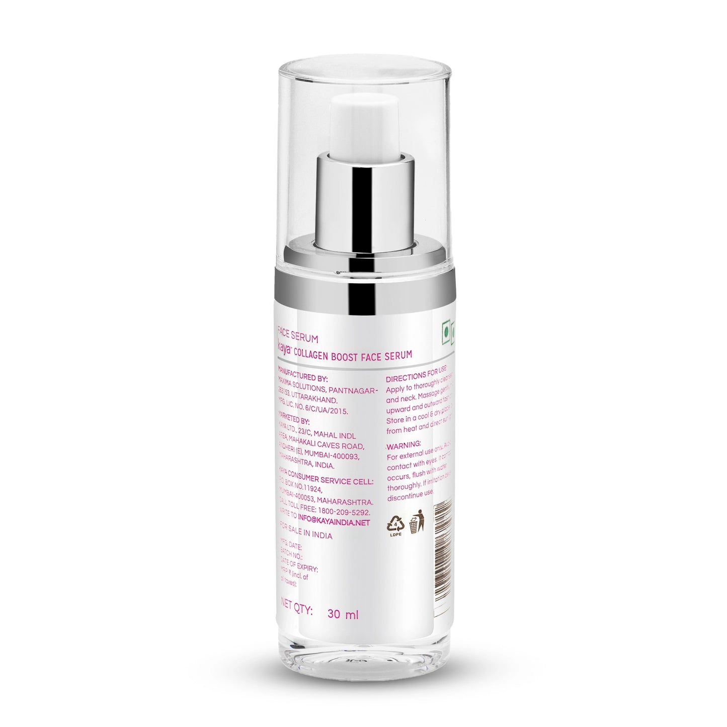Collagen Boost Serum | Anti-Ageing Face Serum 30ml