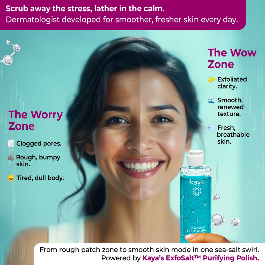 Seasalt Exfoliating Shower Gel | Skin Polishing Body Wash 240ml