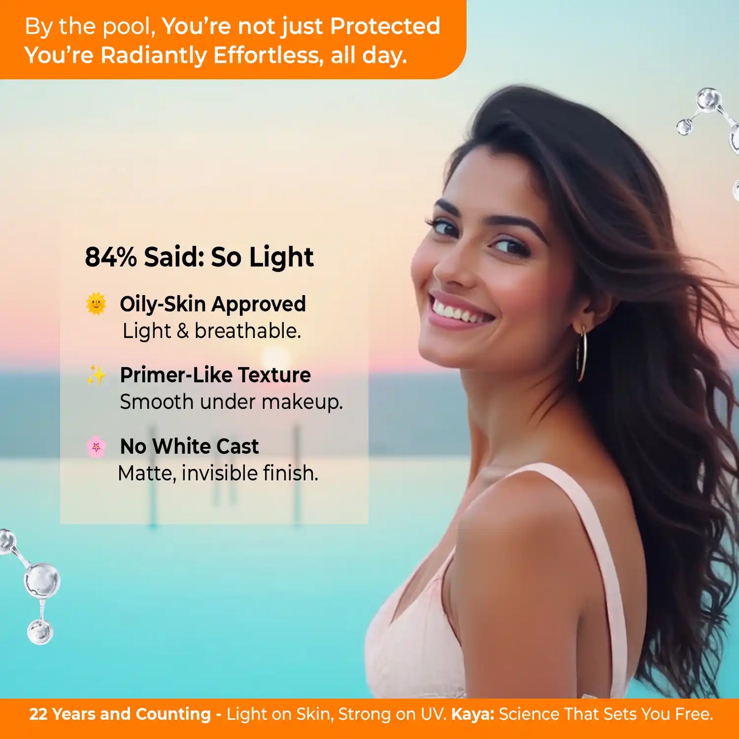 Invisible Sunscreen Gel SPF 30 PA+++ | Sun Protection for Oily Skin 50ml