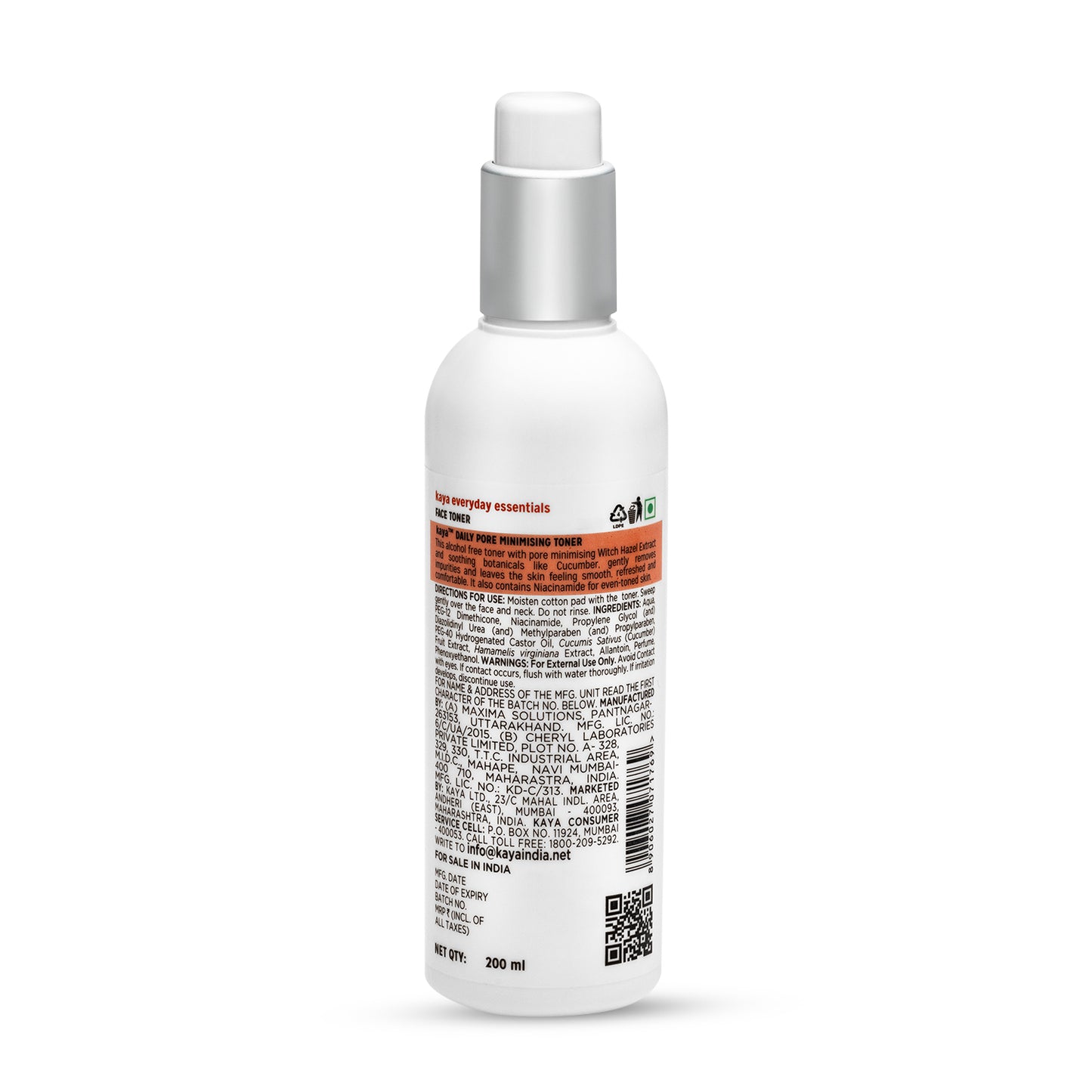 Daily Pore Minimizing Toner | Skin Smoothing Face Toner 200ml (Pack of 2)