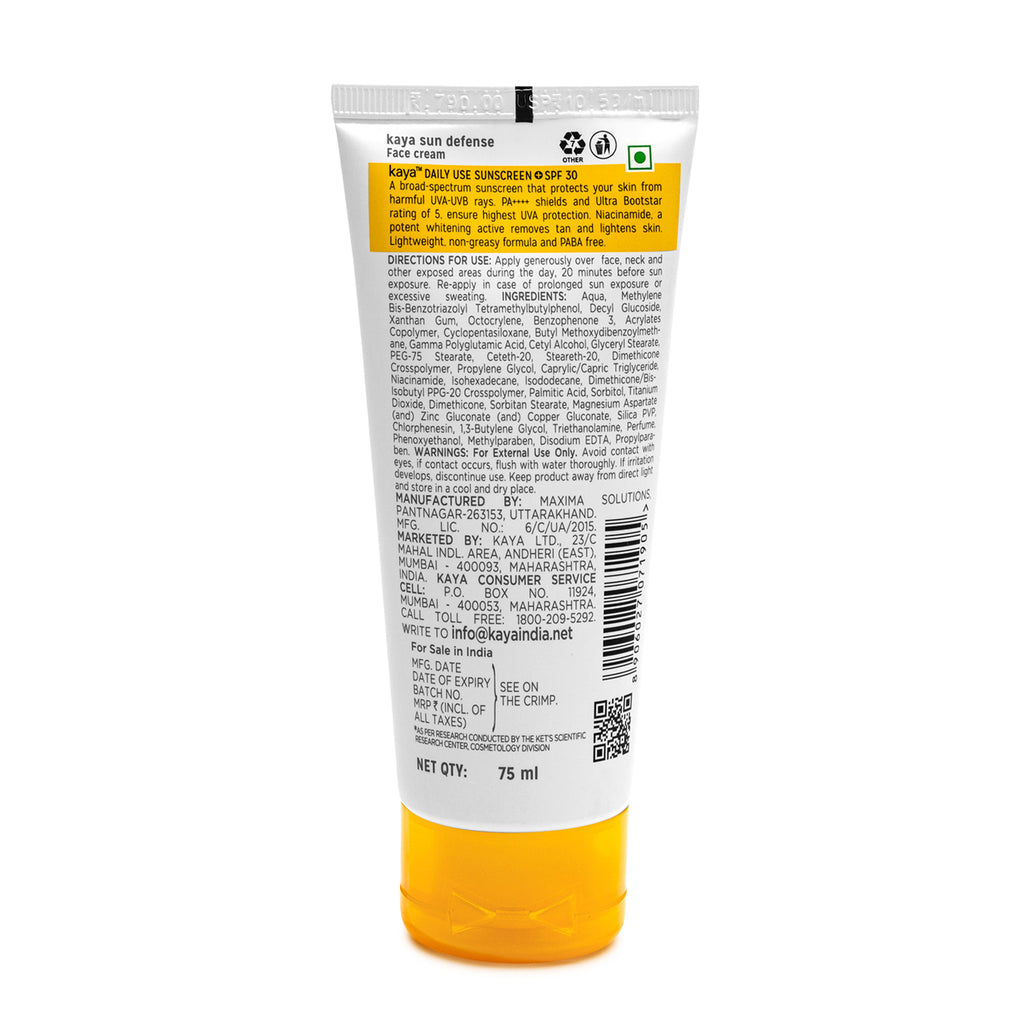 Daily Use Sunscreen SPF 30 | Sun Protection for All Skin 75ml (Pack of 2)