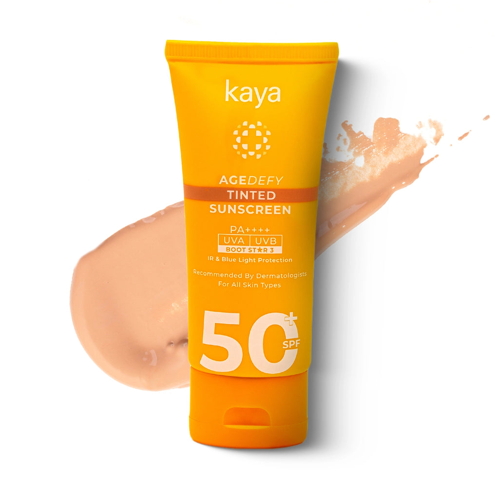 Tinted Sunscreen SPF 50+ PA++++ | Sun Protection for Mature & Dull Skin 50ml (Pack of 2)