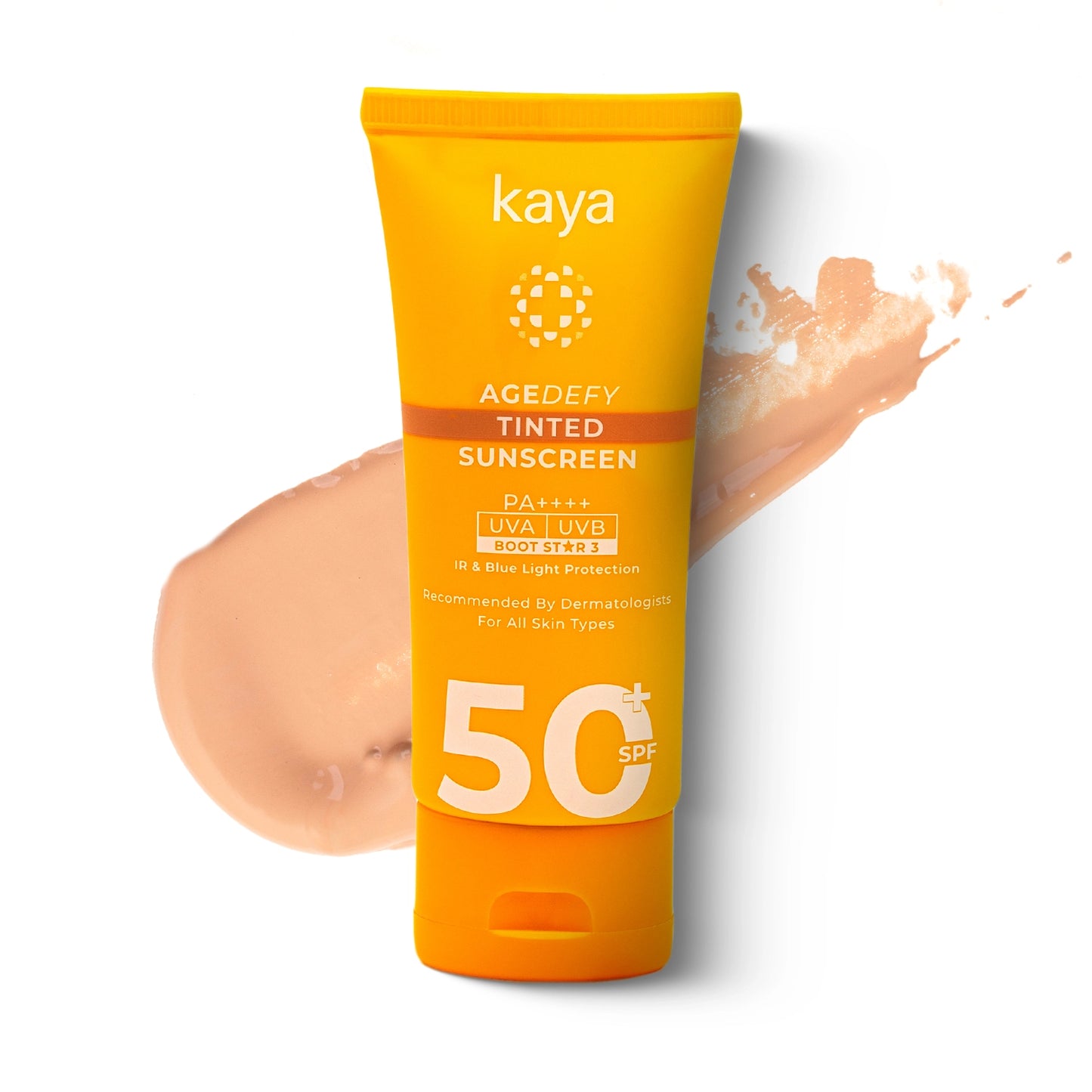 Tinted Sunscreen SPF 50+ PA++++ | Sun Protection for Mature & Dull Skin 50ml (Pack of 2)