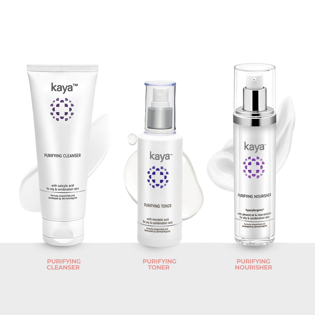 Purifying Acne Control Trio | Cleanse, Tone, & Hydrate Acne Prone Skin