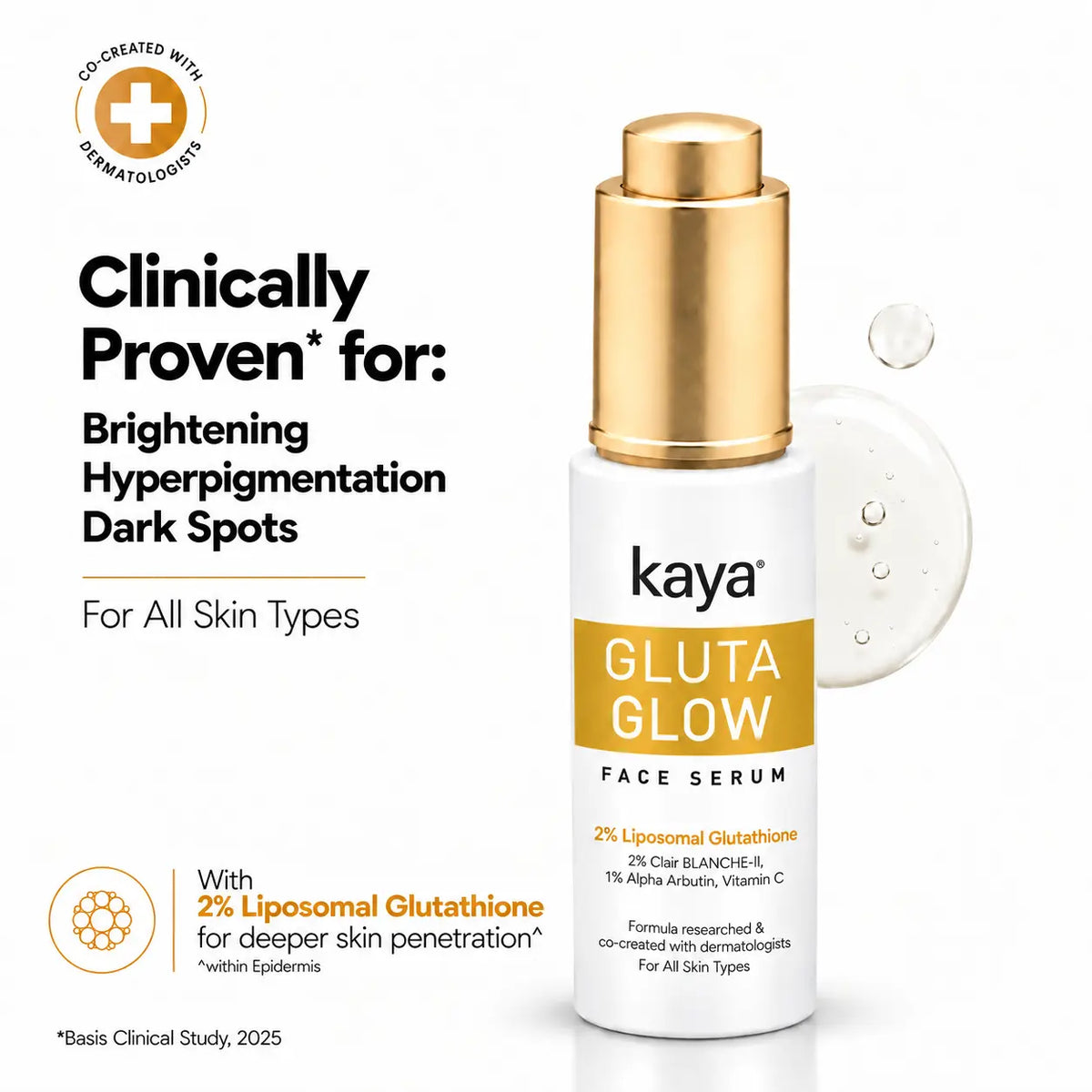 Gluta Glow Face Serum | Hyperpigmentation Reducing Face Serum 30ml