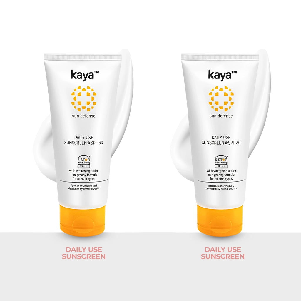 Daily Use Sunscreen SPF 30 | Sun Protection for All Skin 75ml (Pack of 2)
