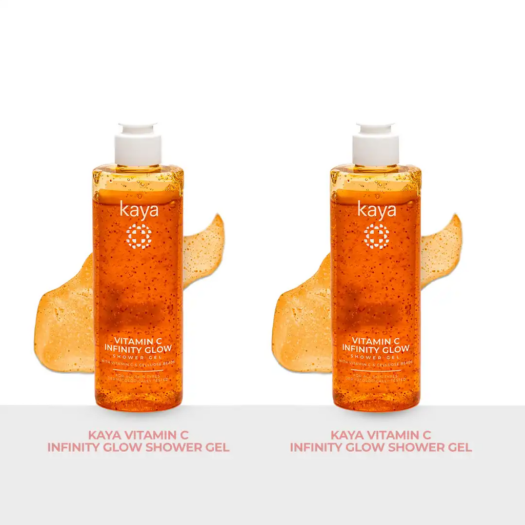 Vitamin C Infinity Glow Shower Gel | Brightening Body Wash 240ml (Pack of 2)