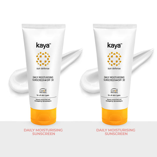 Daily Moisturizing Sunscreen SPF 30 | Sun Protection For Dull Skin 75ml (Pack of 2)