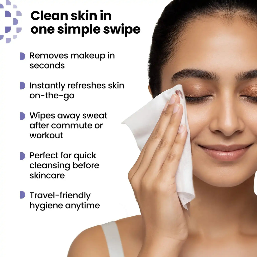 Refreshing Mattifying Wipes | Dirt & Oil Removal Facial Wipes (350 g)
