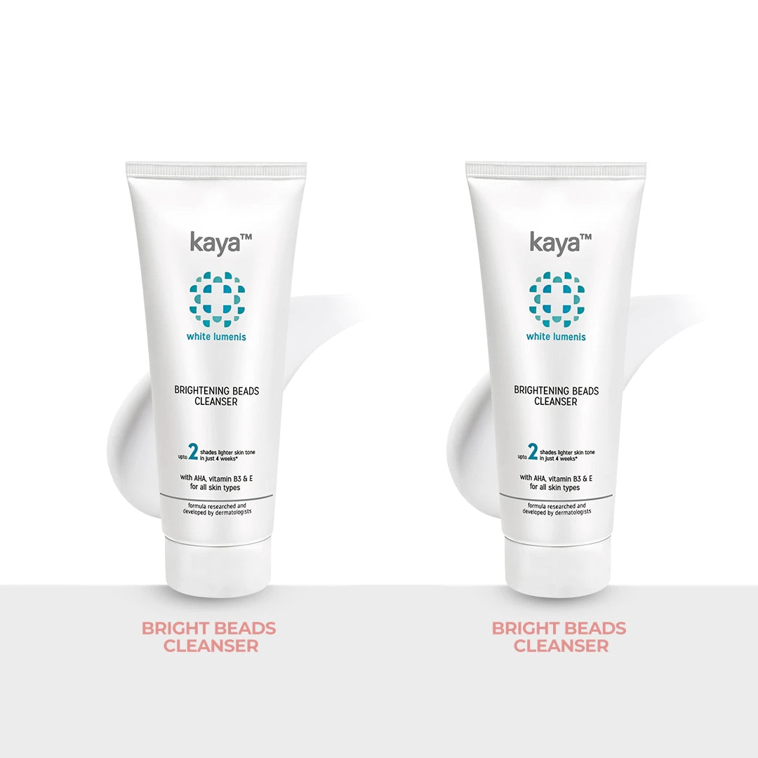 Brightening Beads Cleanser | Exfoliating Face Cleanser 100ml (Pack of 2)