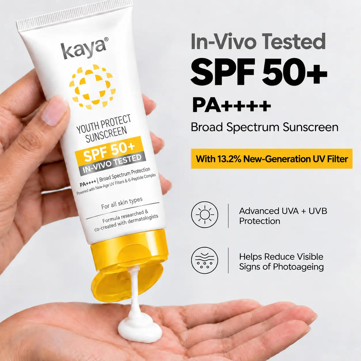 Youth Protect Sunscreen SPF 50 | Sun Protection for Aging Skin 50ml
