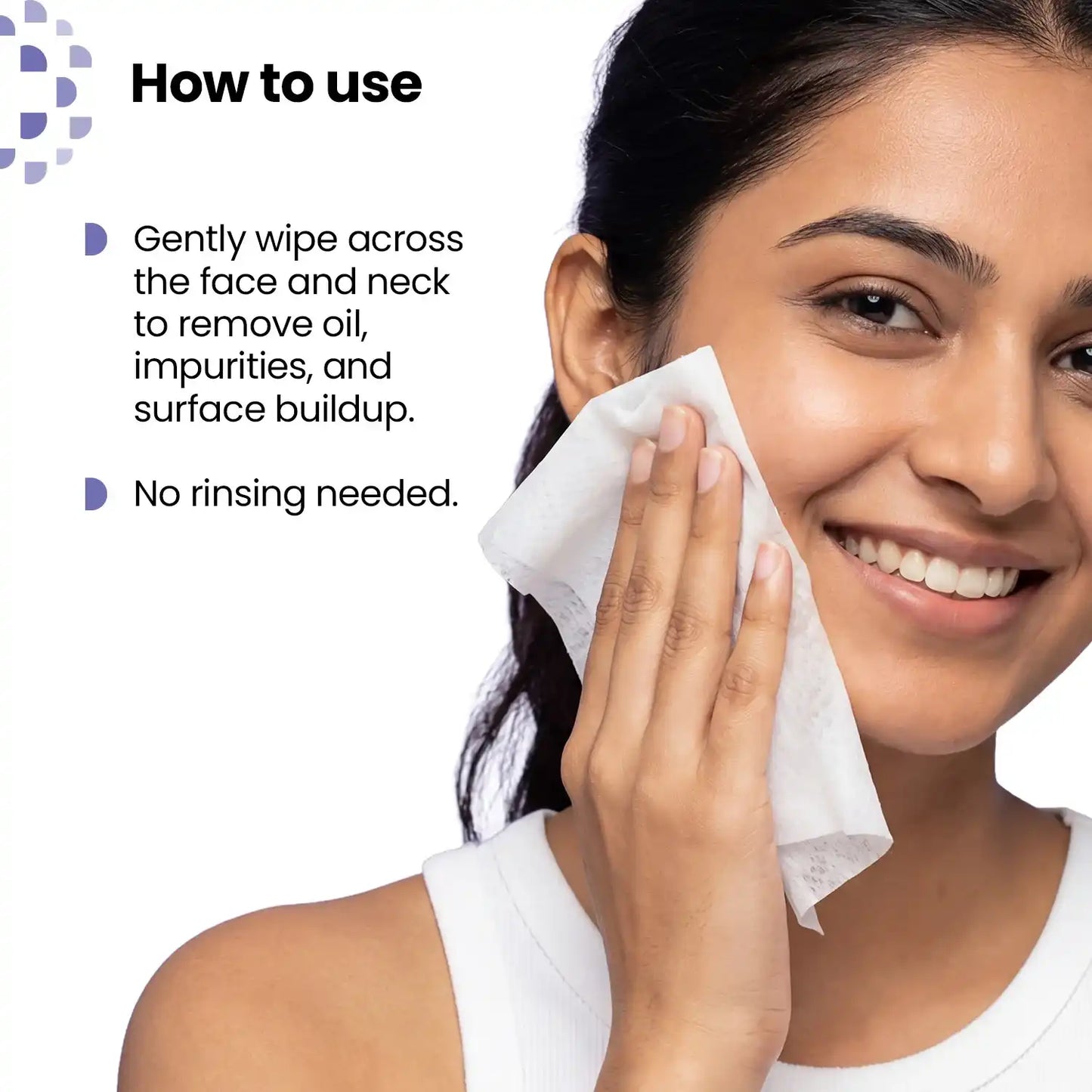 Refreshing Mattifying Wipes | Dirt & Oil Removal Facial Wipes (350 g)