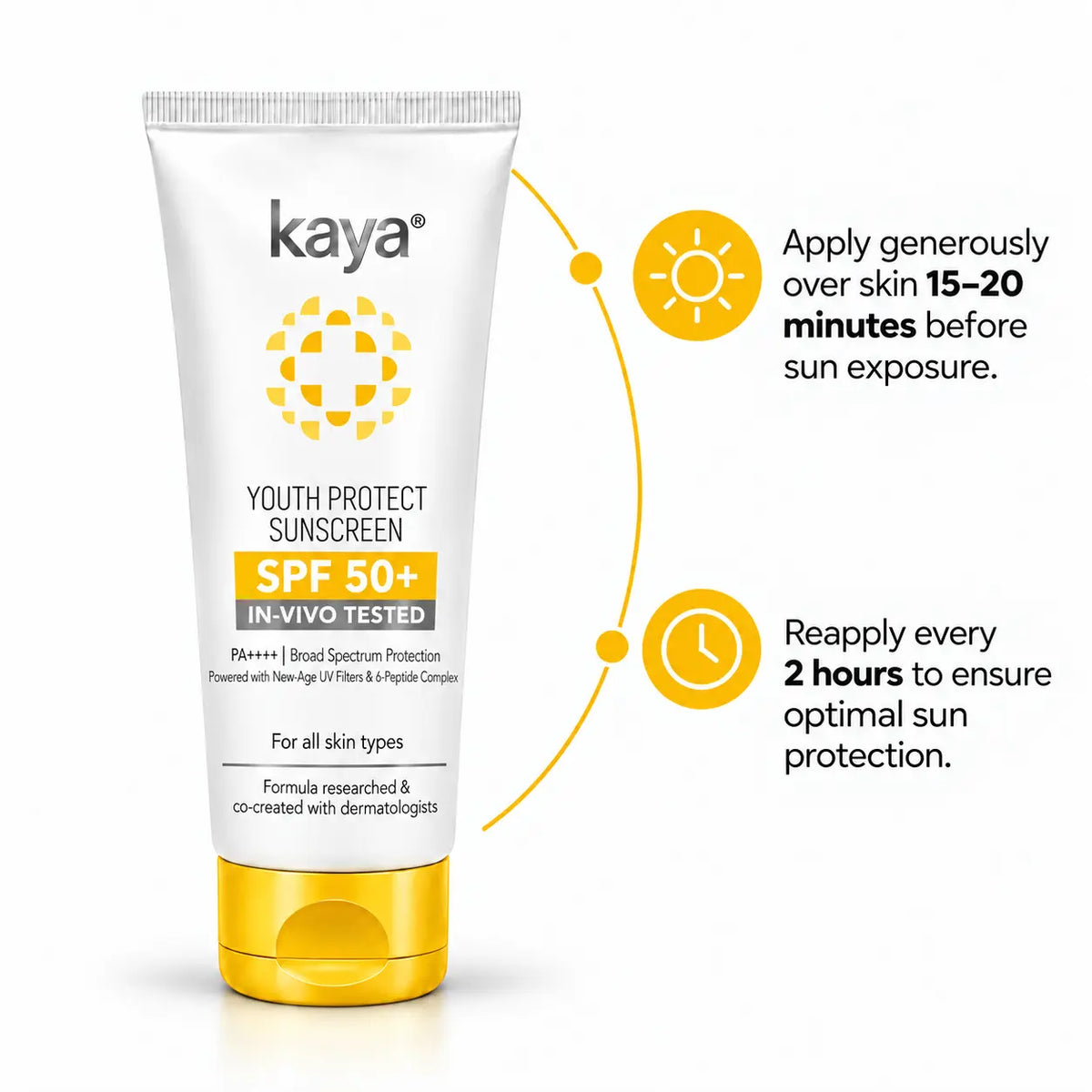 Youth Protect Sunscreen SPF 50 | Sun Protection for Aging Skin 50ml