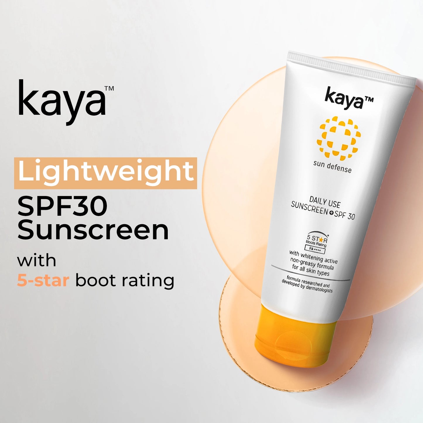 Daily Use Sunscreen SPF 30 | Sun Protection for All Skin 75 ml