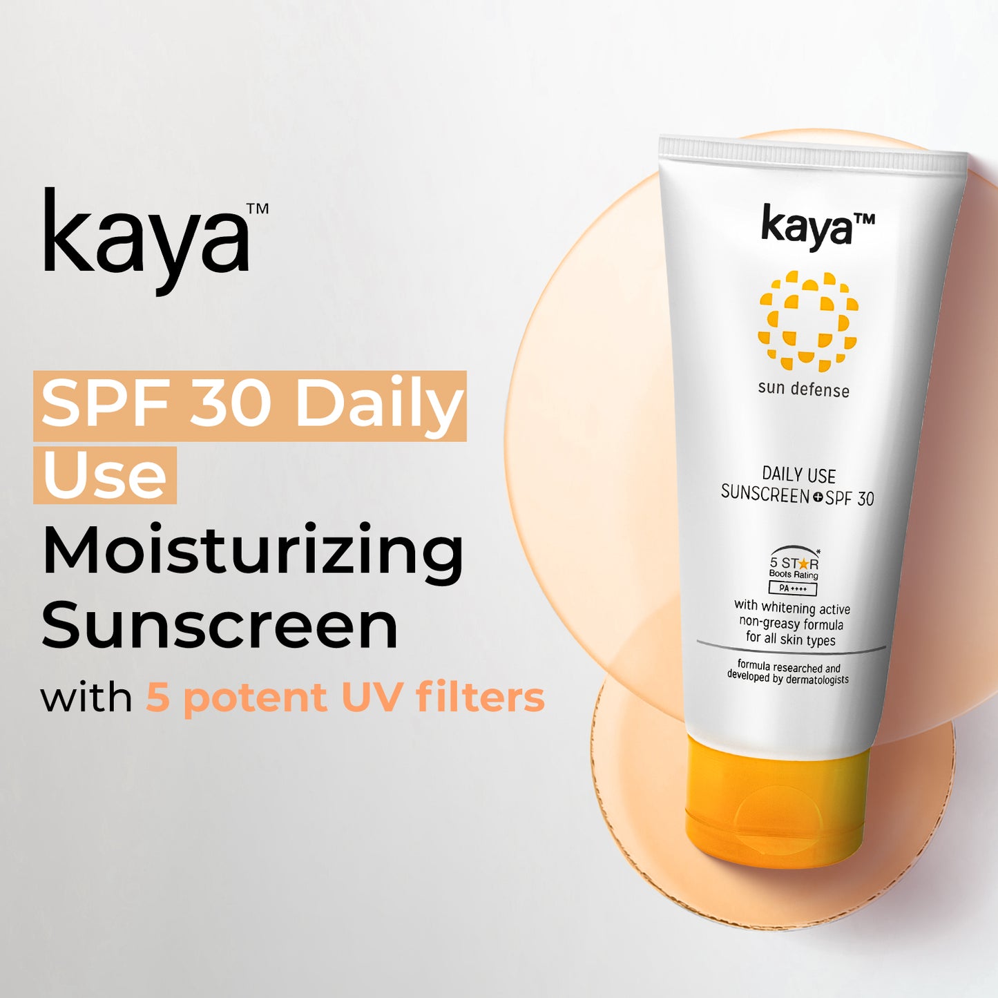 Daily Use Sunscreen SPF 30 | Sun Protection for All Skin 75 ml