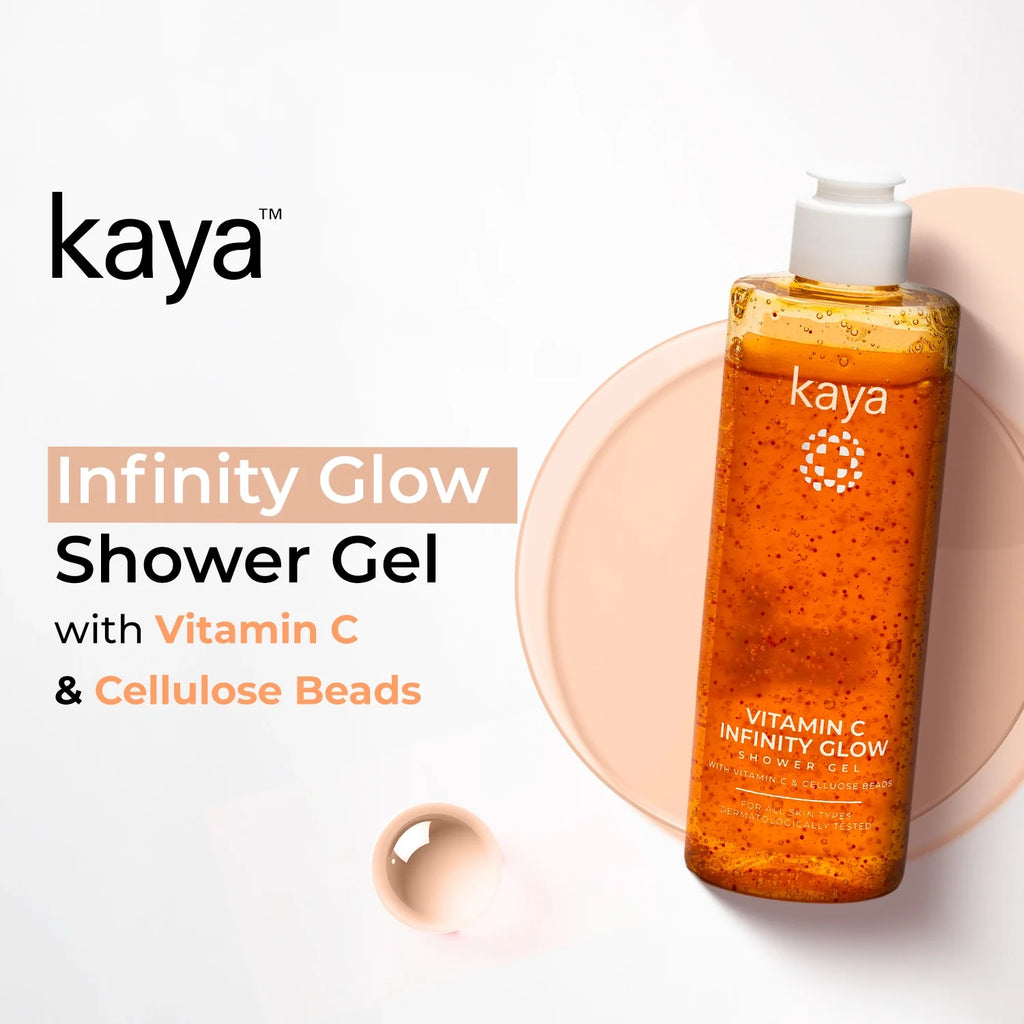 Vitamin C Infinity Glow Shower Gel | Brightening Body Wash 240ml (Pack of 2)