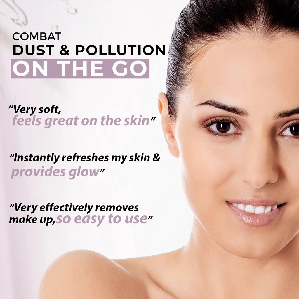 Refreshing Mattifying Wipes | Dirt & Oil Removal Facial Wipes (350 g)