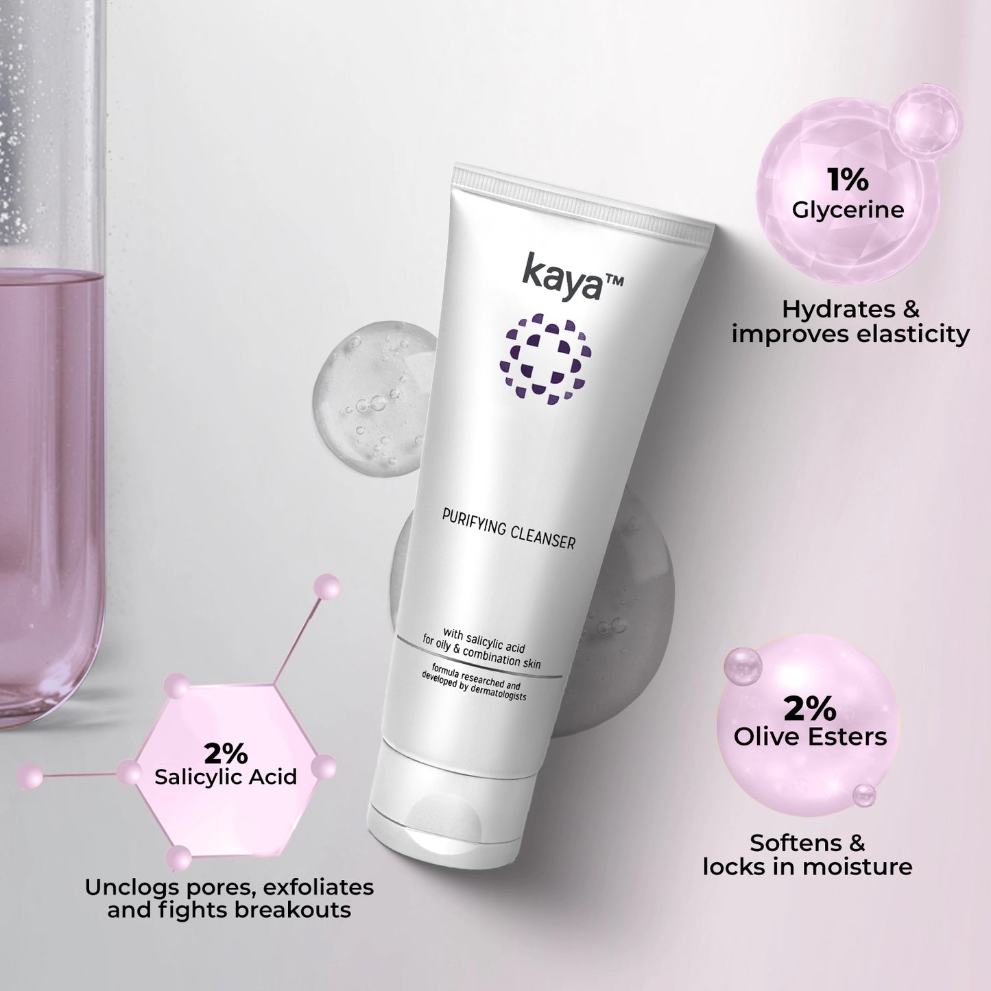 Purifying Cleanser | Clarifying & Acne Control Face Cleanser 100ml