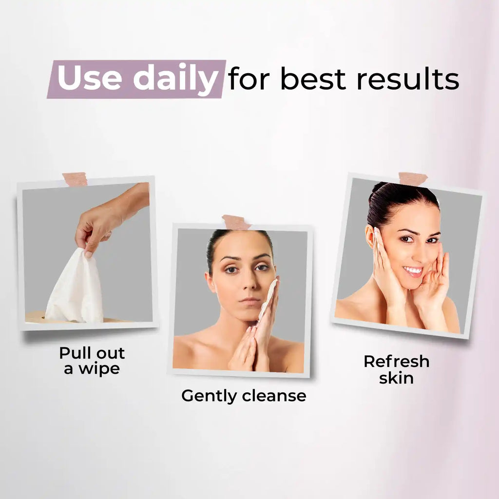 Refreshing Mattifying Wipes | Dirt & Oil Removal Facial Wipes (350 g)