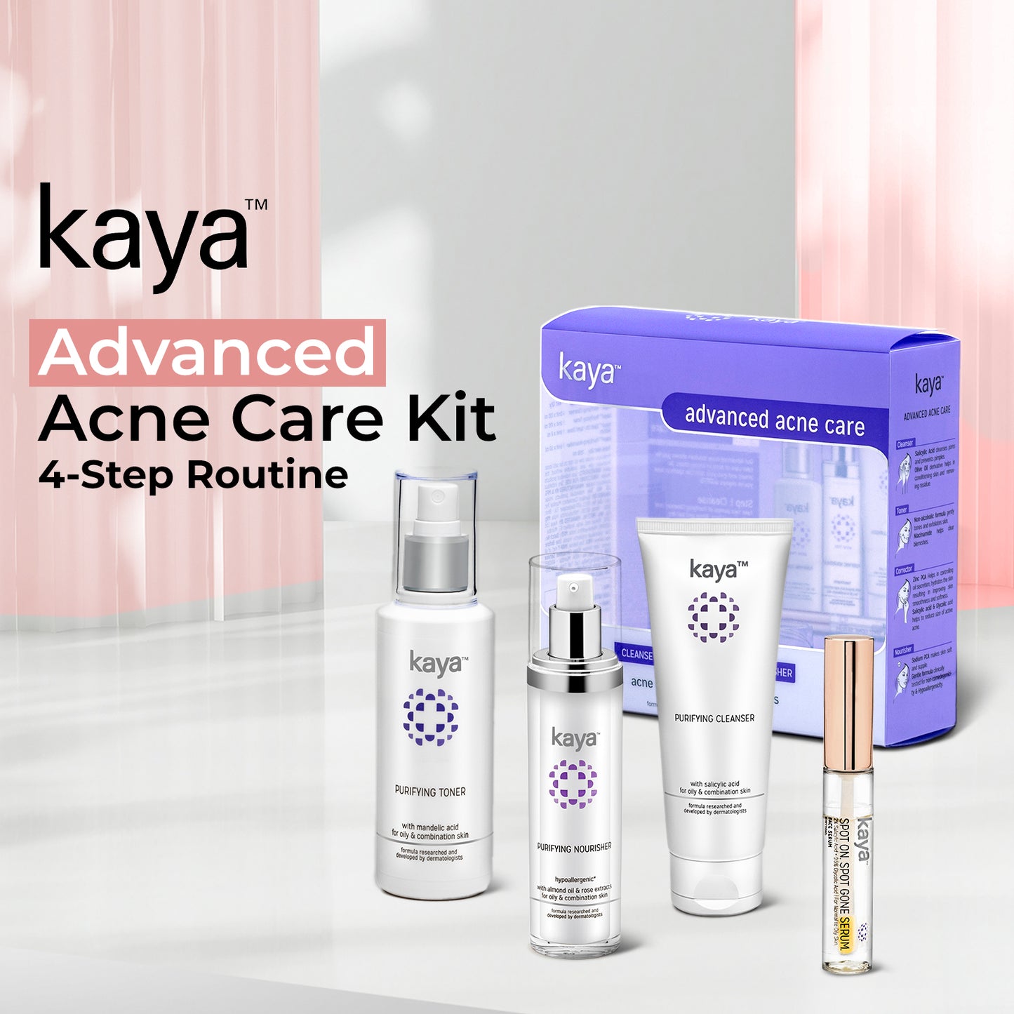 Advanced Acne Control  Kit | Complete Treatment for Acne