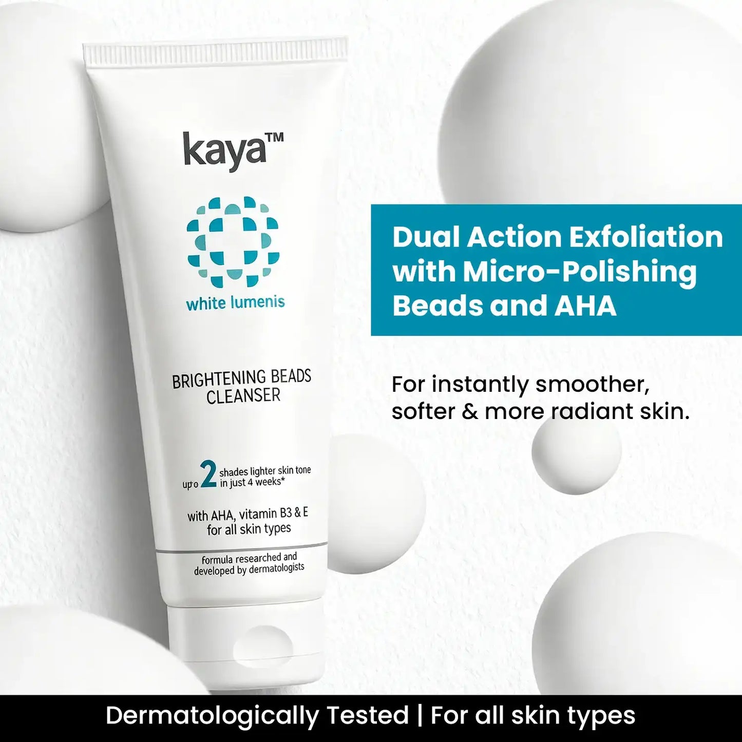 Brightening Beads Cleanser | Exfoliating Face Cleanser 100ml