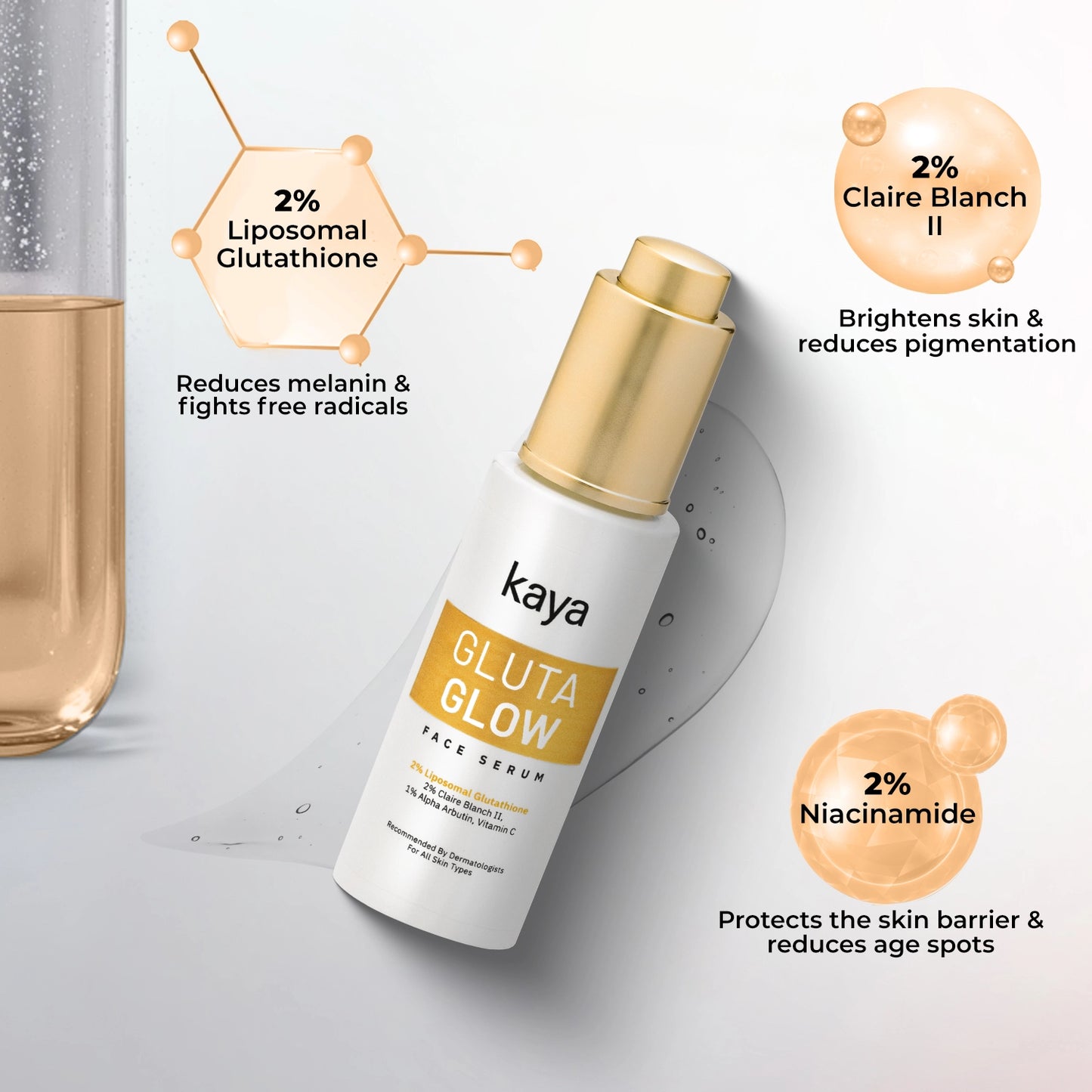 Gluta Glow Face Serum | Hyperpigmentation Reducing Face Serum 30 ml