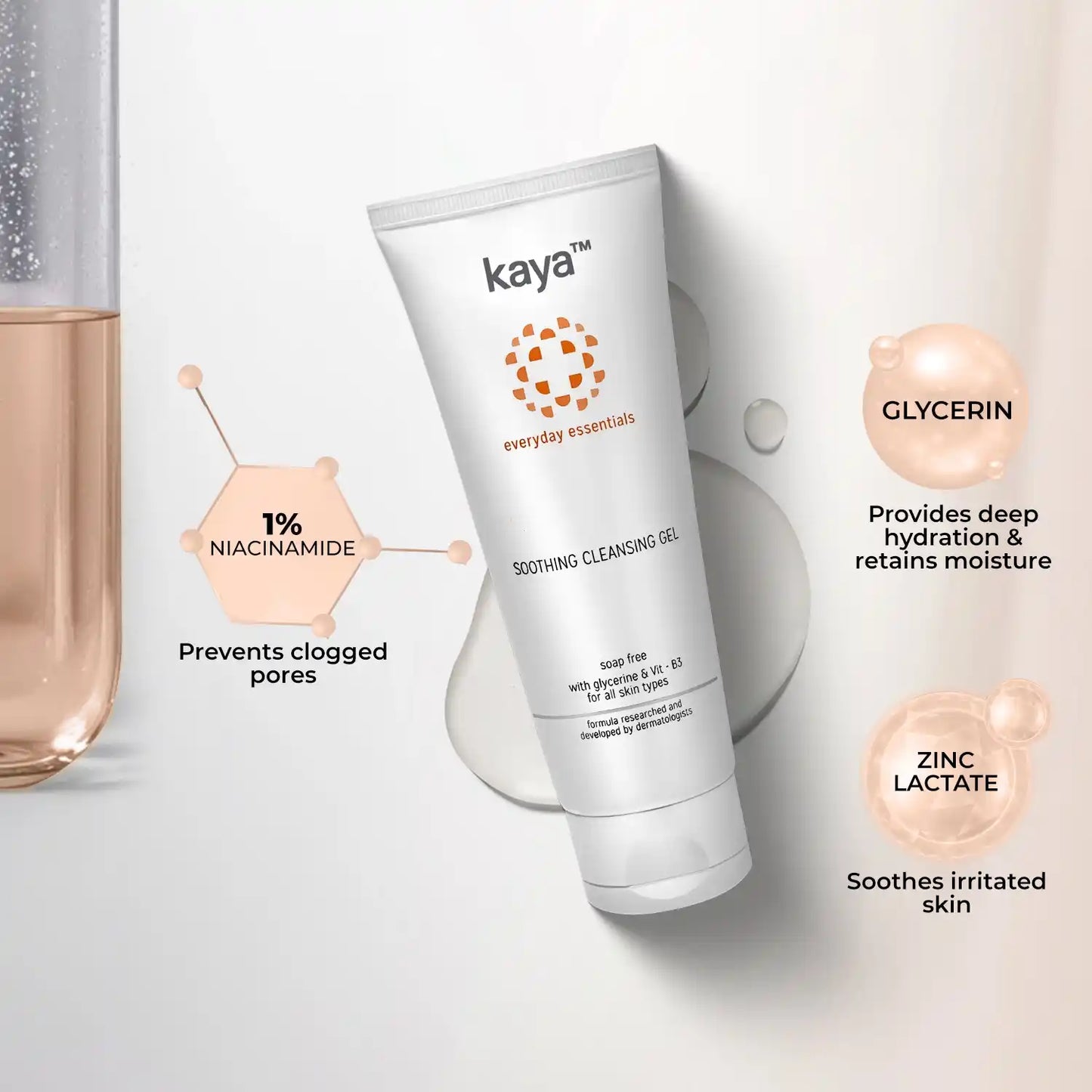 Soothing Cleansing Gel | Calming & Hydrating Face Wash 100ml