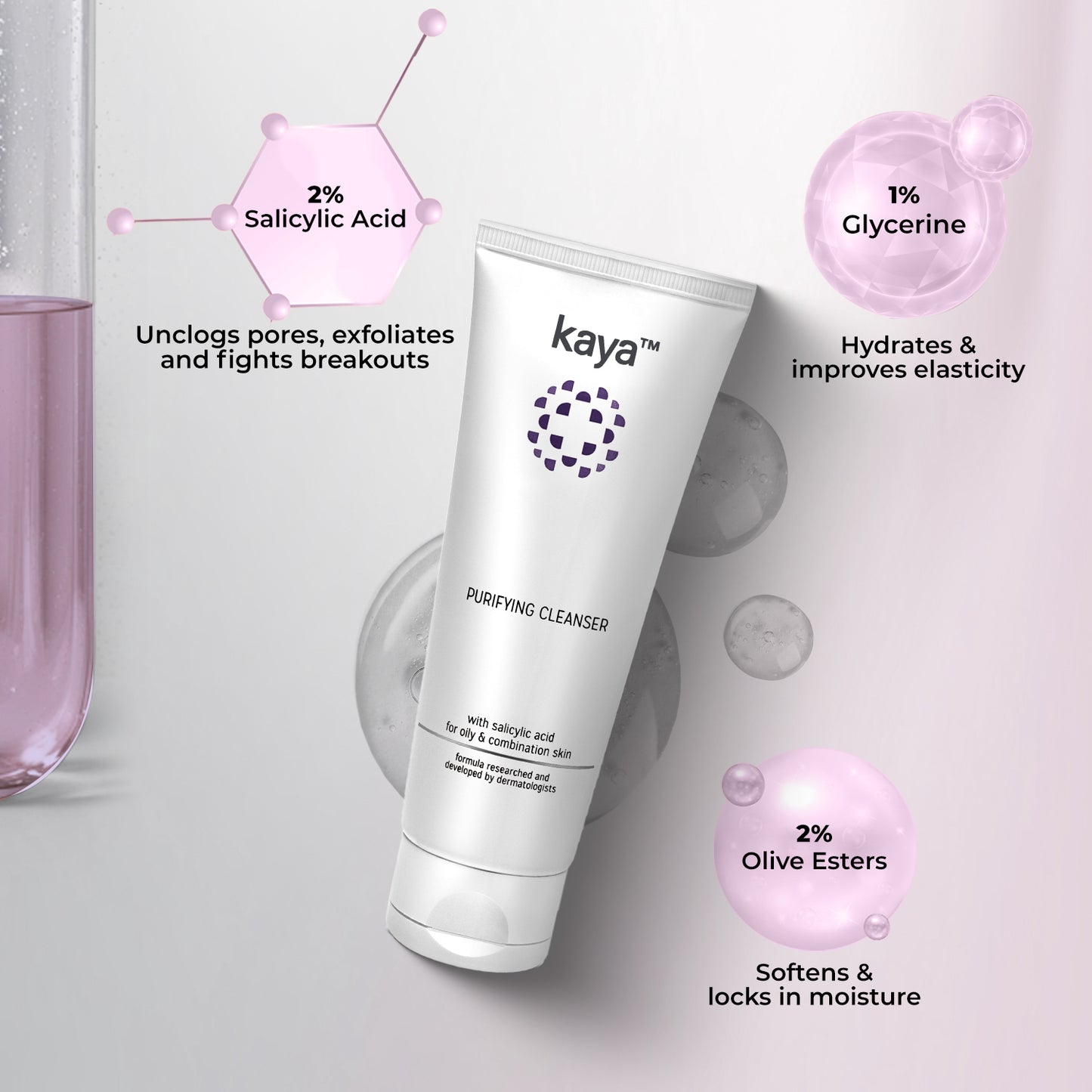 Purifying Cleanser | Clarifying & Acne Care Face Cleanser 100ml