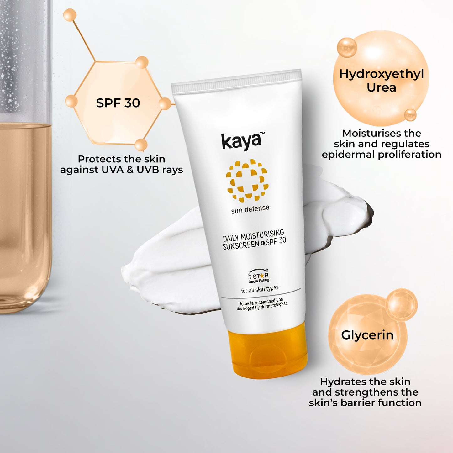 Daily Moisturizing Sunscreen SPF 30 | Sun Protection For Dull Skin 75ml