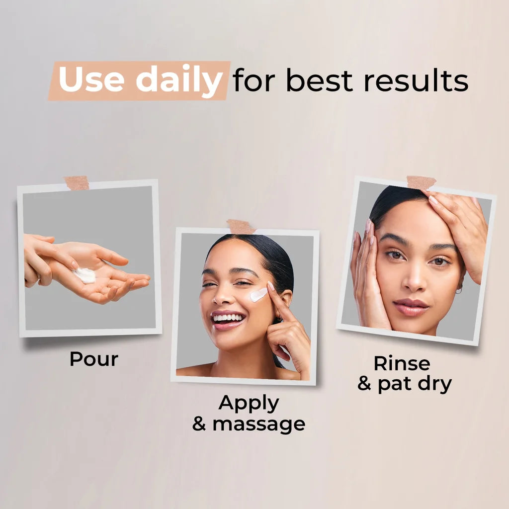 Skin Awakening Rinse | Hydrating & Brightening Face Cleanser 100ml (Pack of 2)