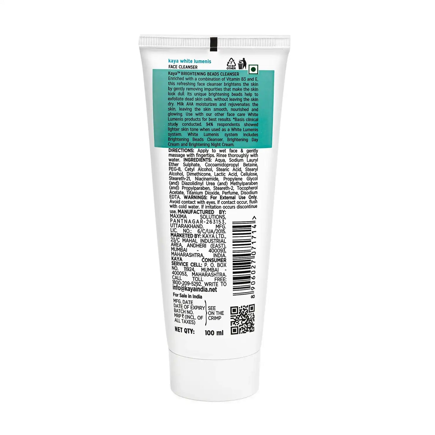 Brightening Beads Cleanser | Exfoliating Face Cleanser 100ml