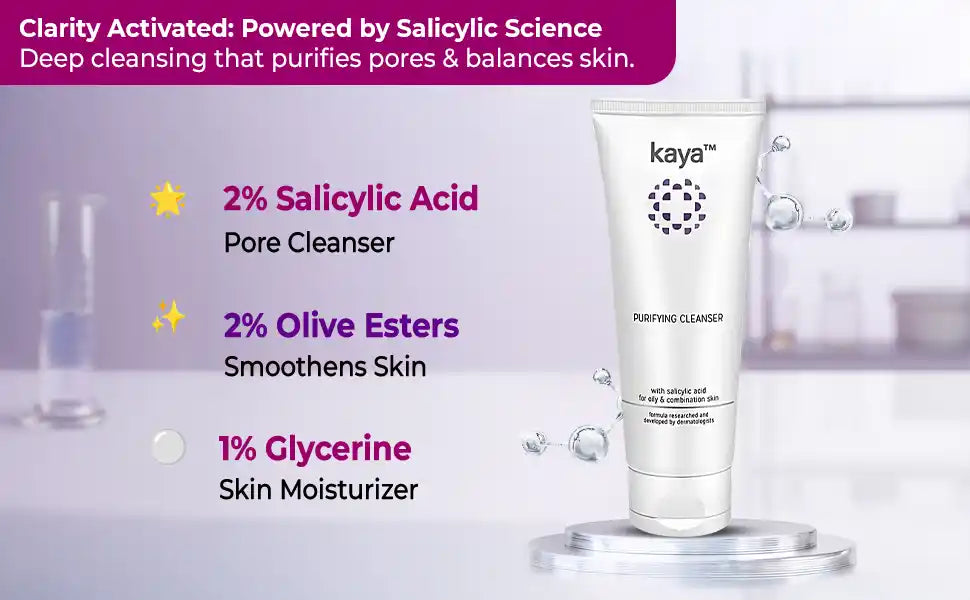 Salicylic Acid Purifying Cleanser | Acne Control Face Cleanser 100ml