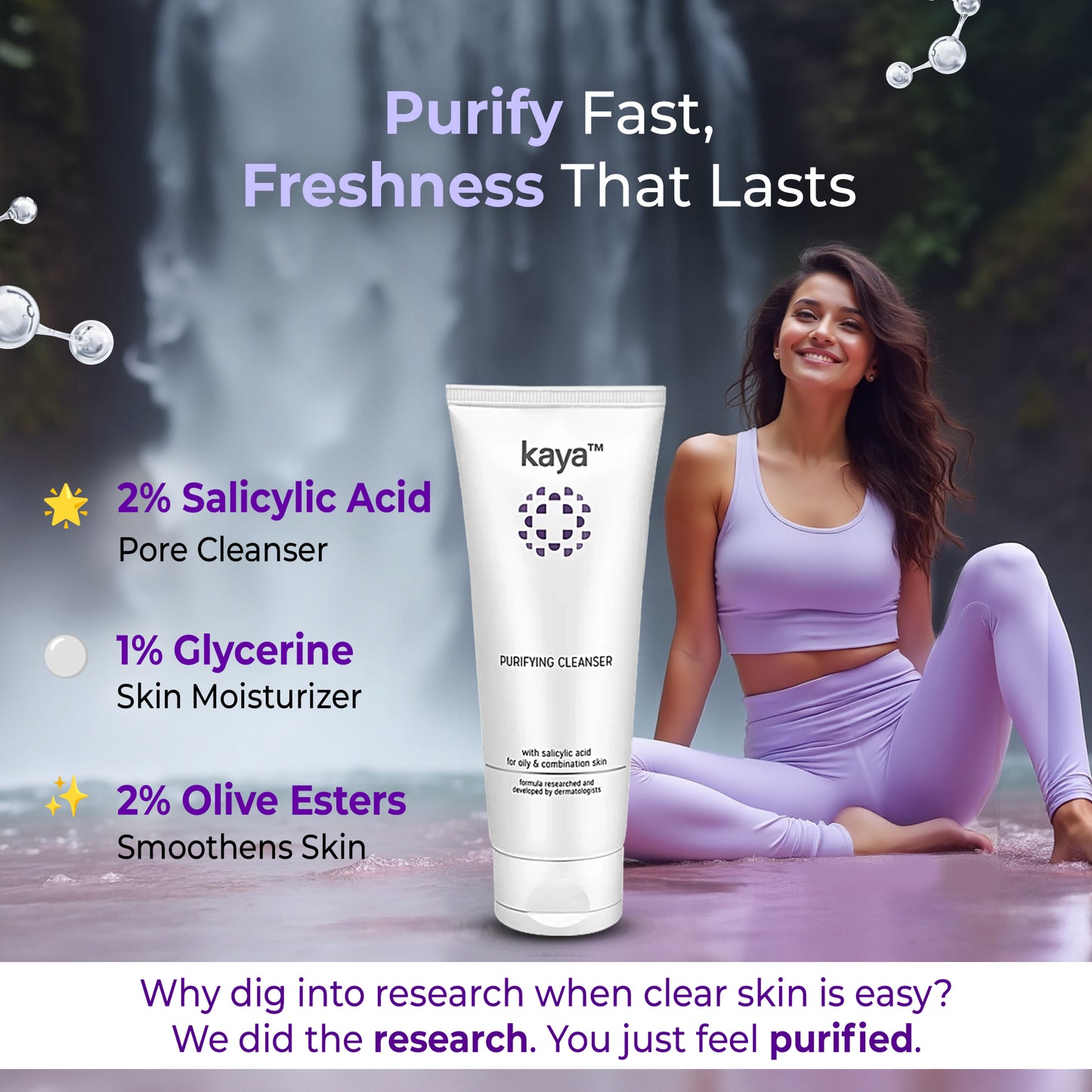 Salicylic Acid Purifying Cleanser | Acne Control Face Cleanser 100ml