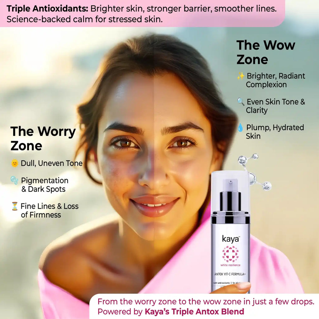 Kaya Antox Vit-C Serum | Antioxidant Defense, Brightening, Skin Renewal | 30ml