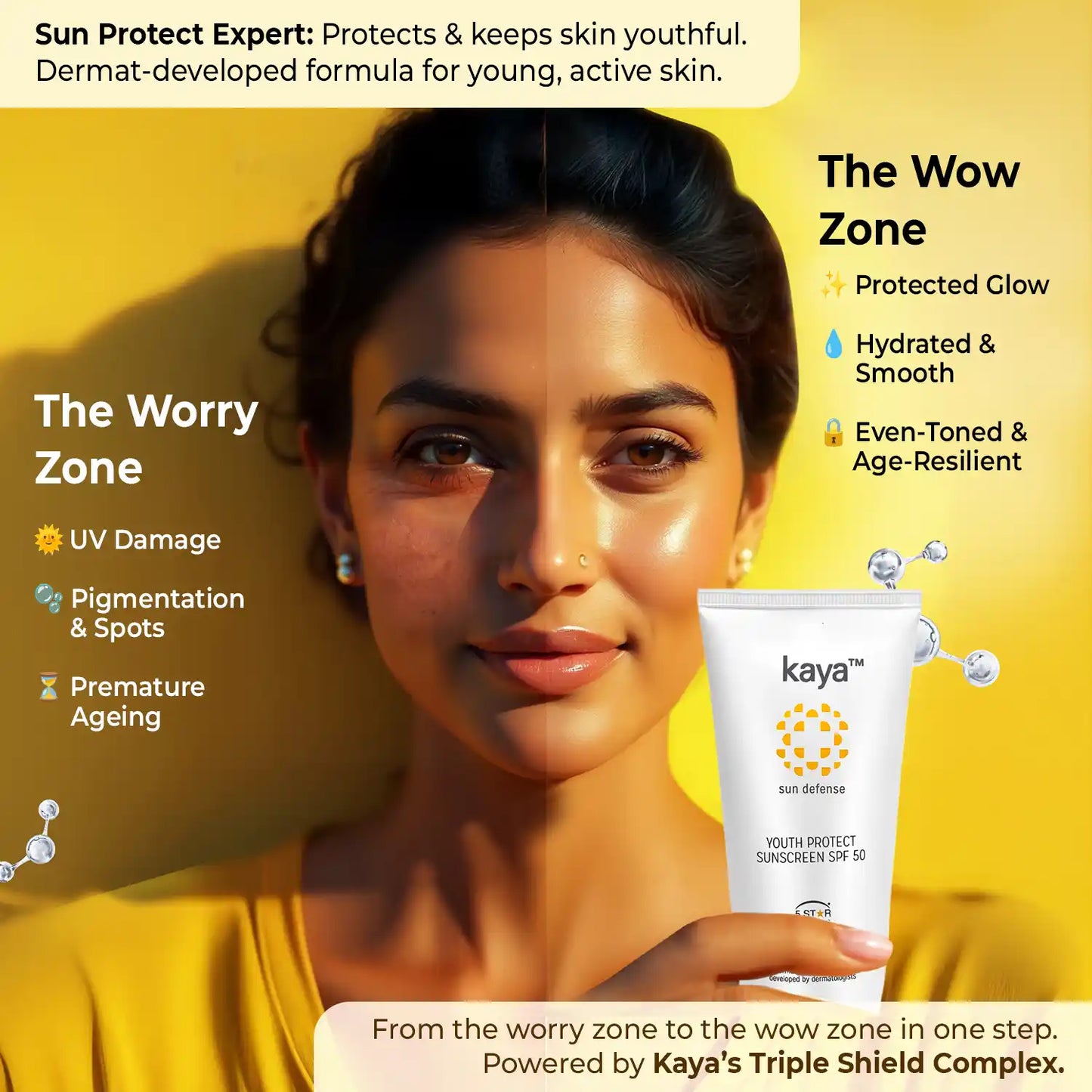 Youth Protect Sunscreen SPF 50 | Sun Protection for Aging Skin 50ml