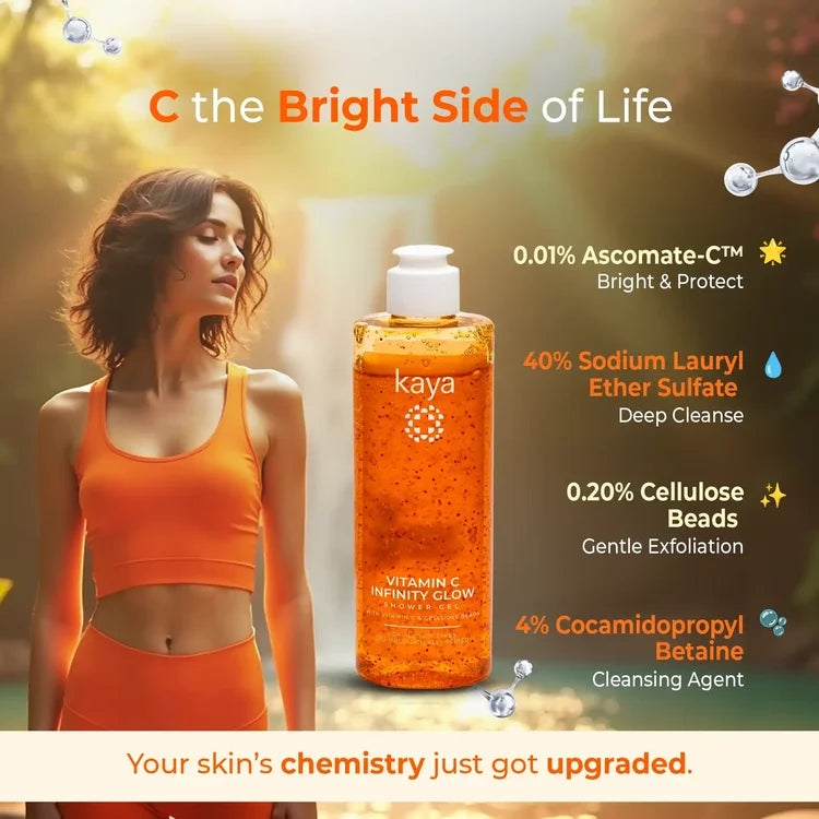 Vitamin C Infinity Glow Shower Gel | Brightening Body Wash 240ml