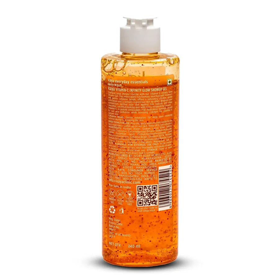 Vitamin C Infinity Glow Shower Gel | Brightening Body Wash 240ml