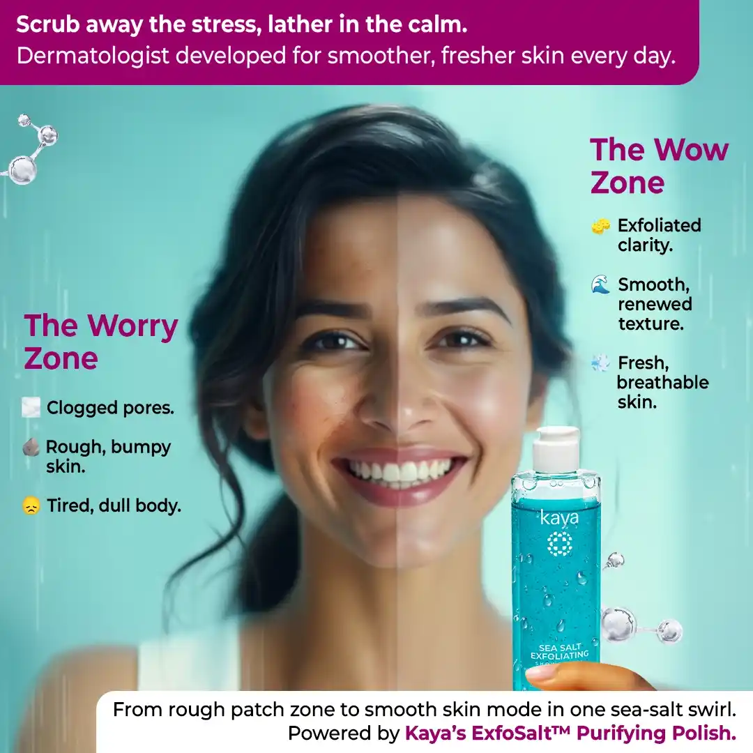 Seasalt Exfoliating Shower Gel | Skin Polishing Body Wash 240ml