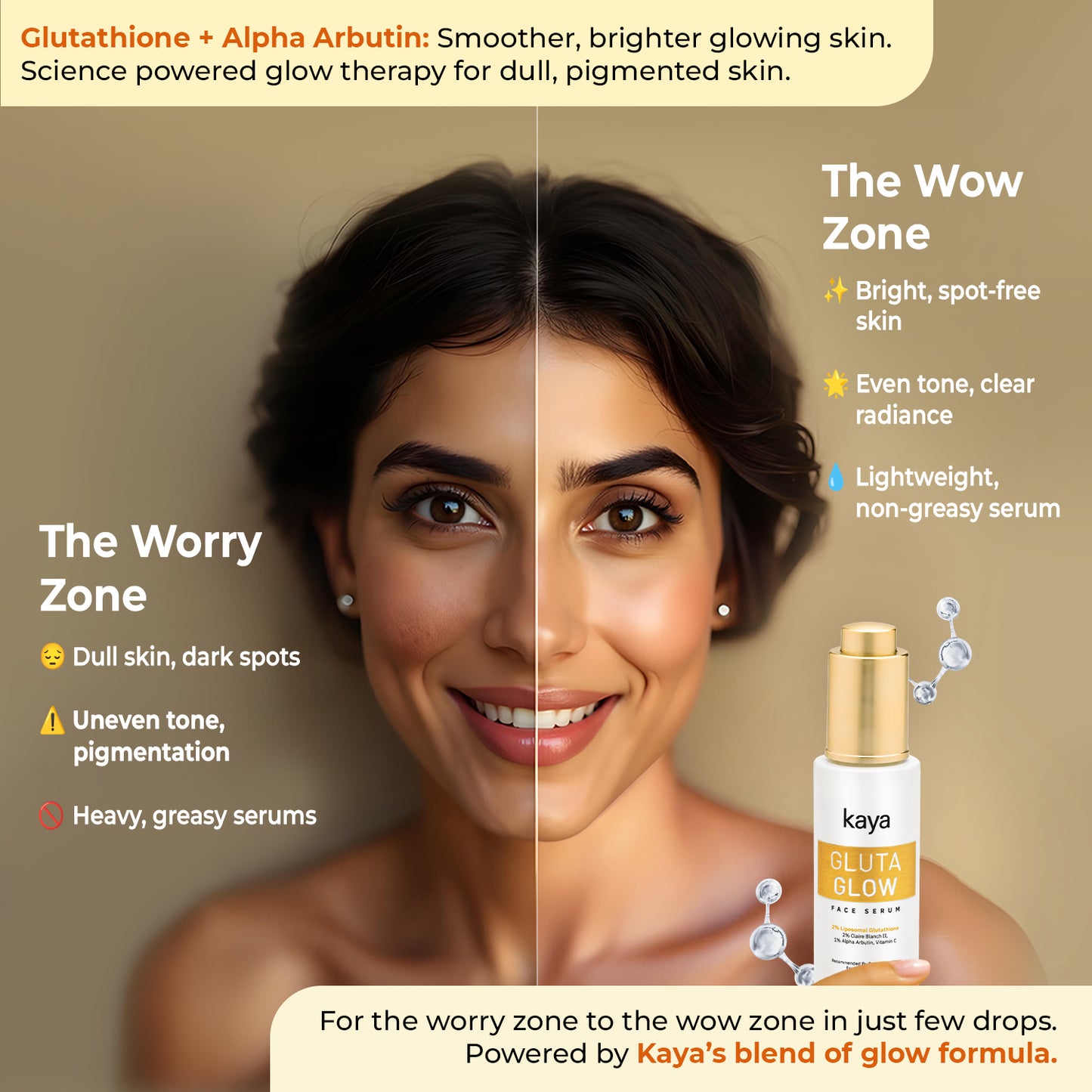 Gluta Glow Face Serum | Hyperpigmentation Reducing Face Serum 30ml