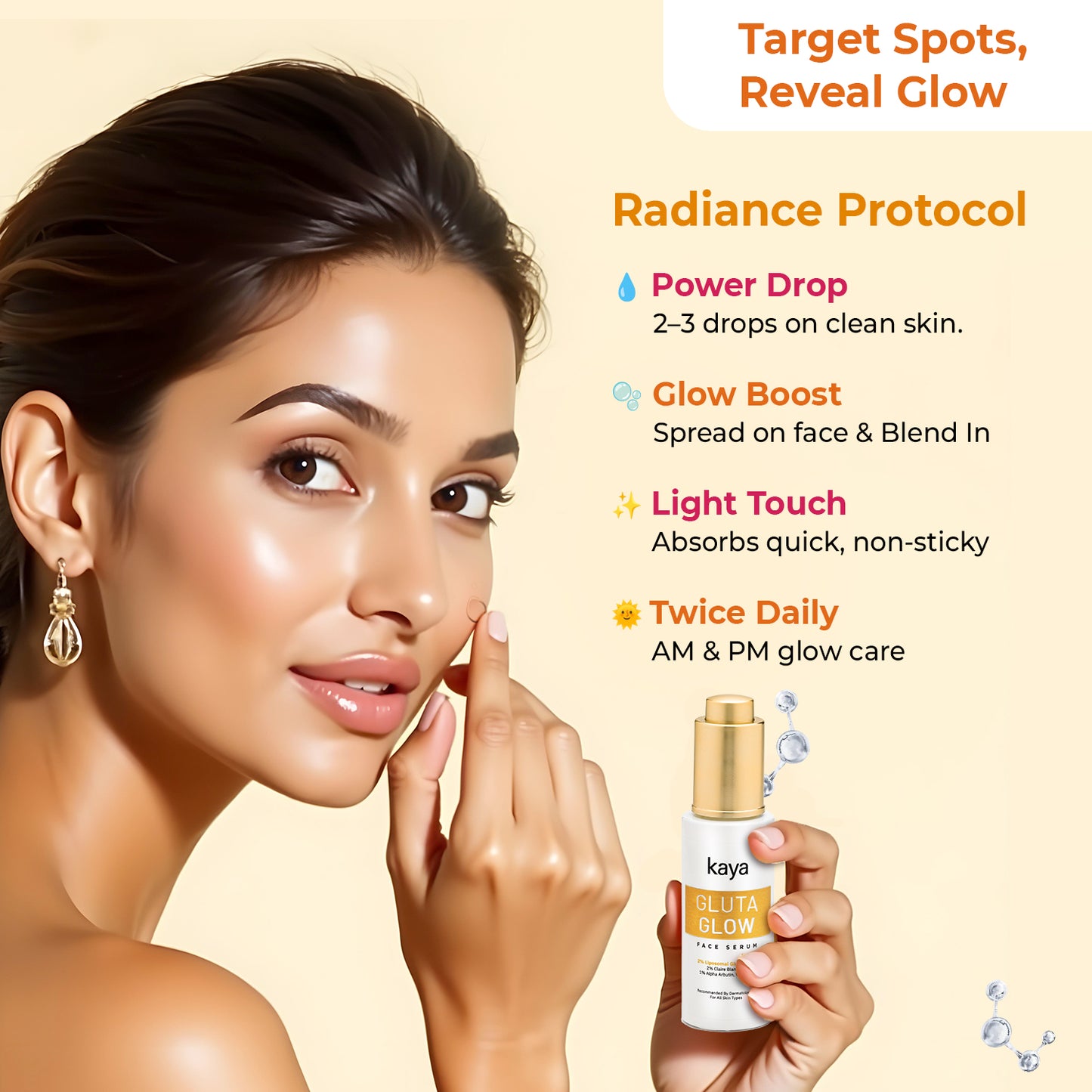 Gluta Glow Face Serum | Hyperpigmentation Reducing Face Serum 30ml
